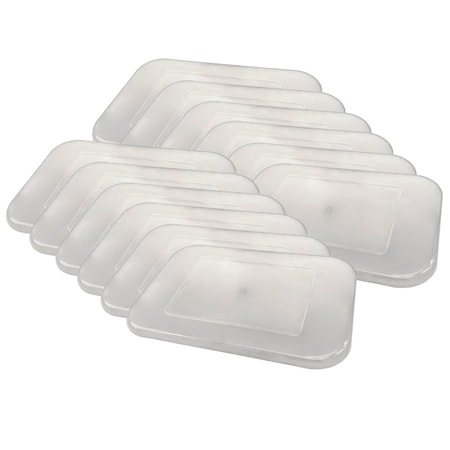 Teacher Created Resources Storage Bin, Plastic, Clear, 12 PK TCR20342